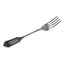 Серебряная столовая вилка с рамкой из черневого узора на ручке Фамильная 40020112А05